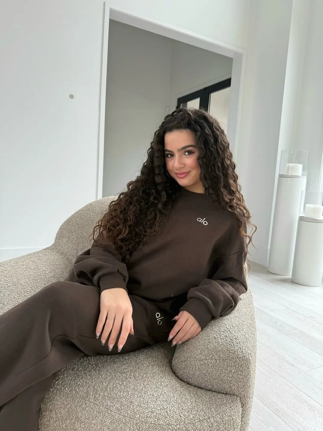 ensemble femme marron 