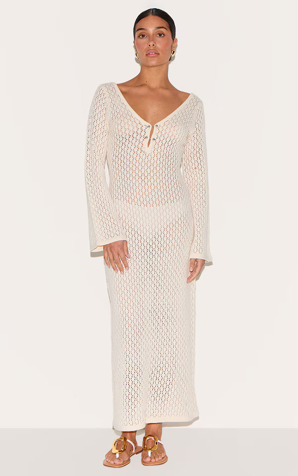 Robe crochet-cache-maillot Elle shop