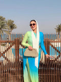 Burkini 4 pieces ciel maillot couvrant Xenia