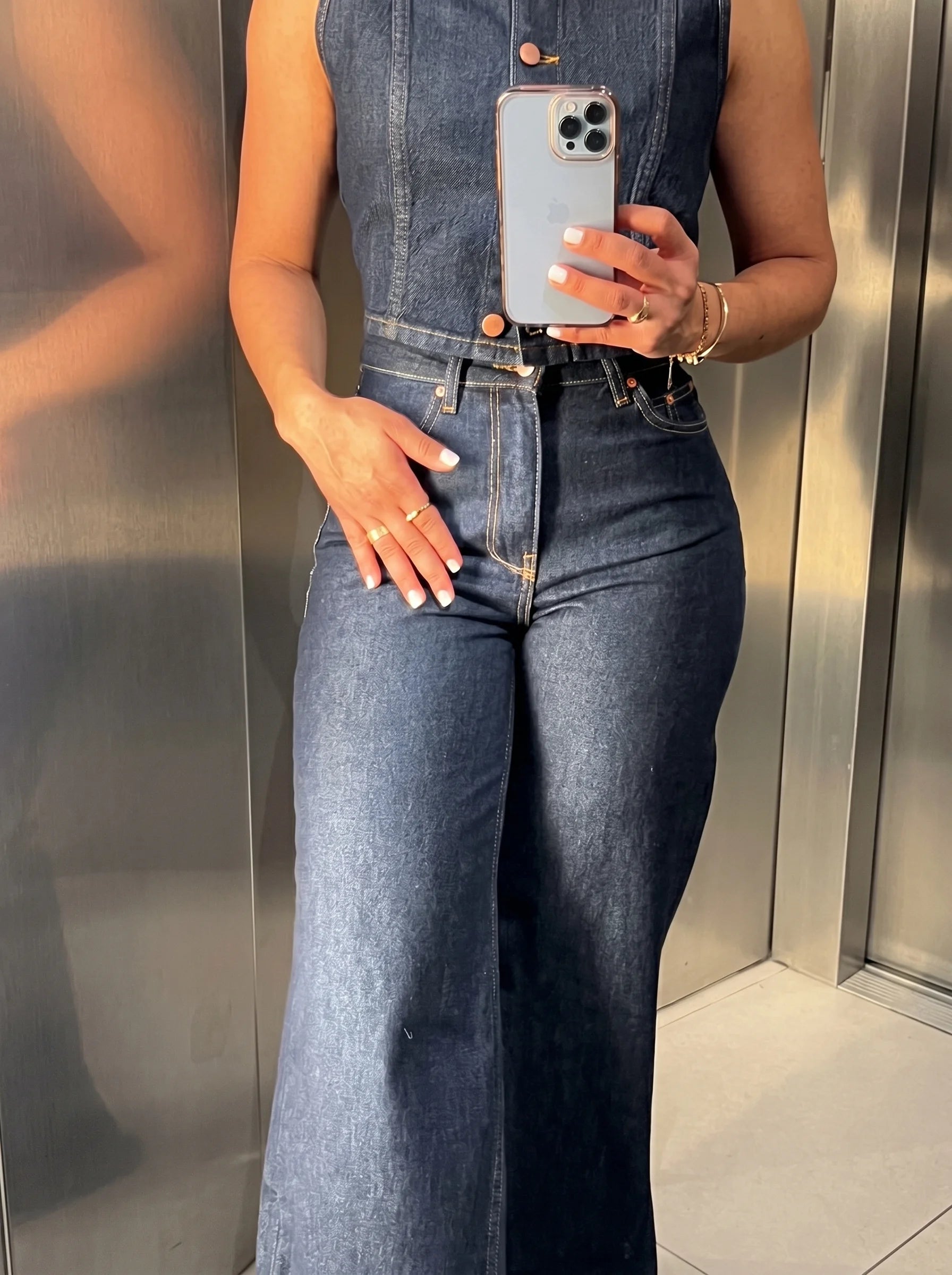 Ensemble denim femme long Xenia