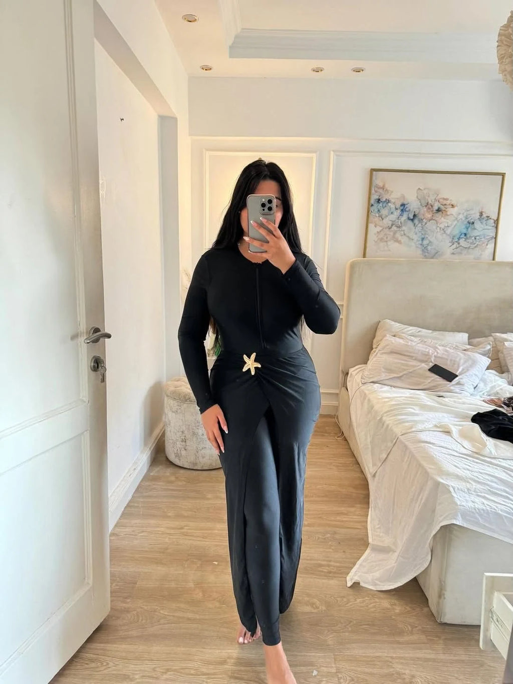 Maillot de bain musulman Burkini Étoile vue de dos par Xenia