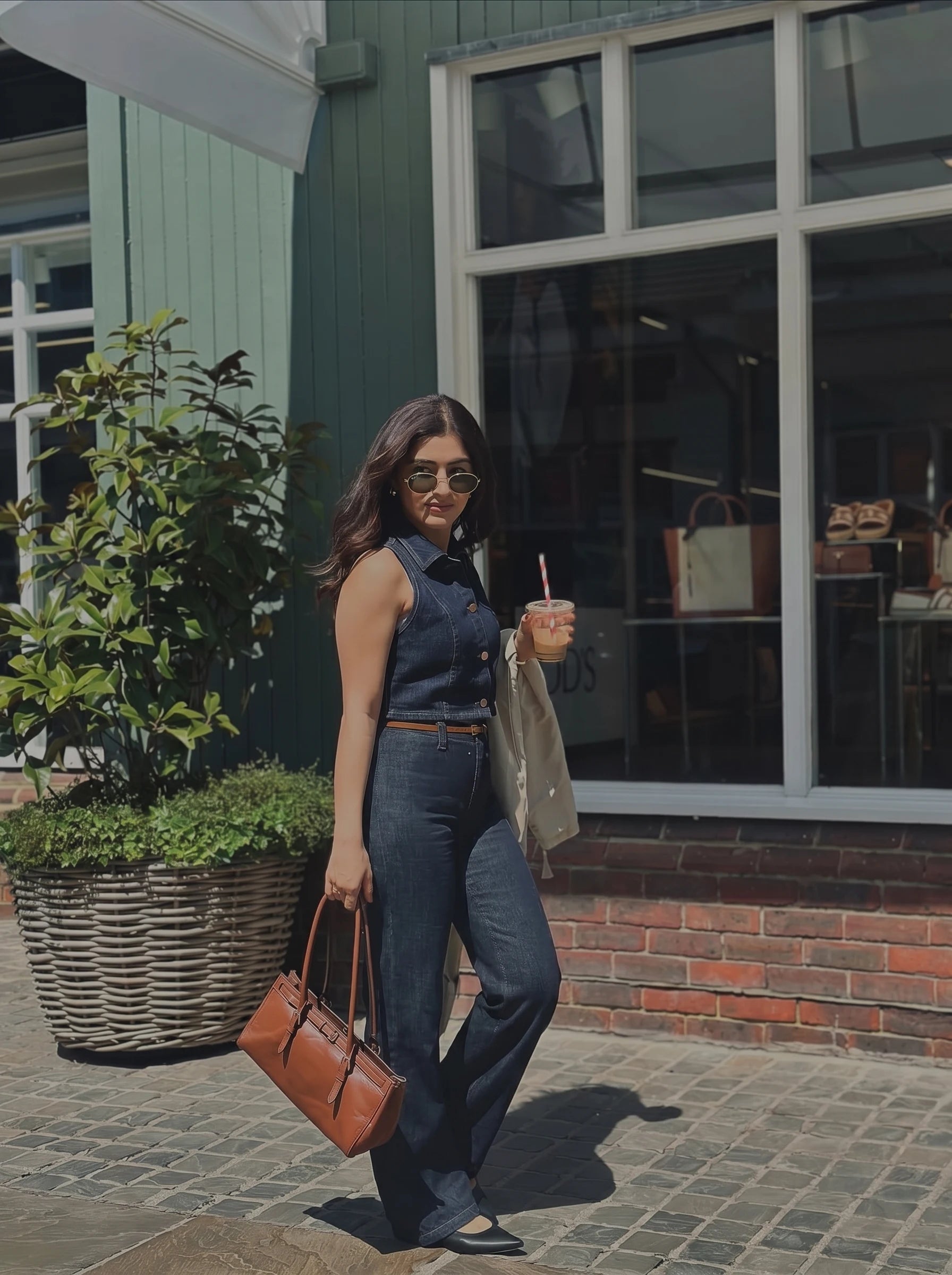 Ensemble denim femme long Xenia